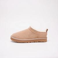 Botas De Nieve Para Mujer Con Piel De Oveja Y Lona De Lana Térmica Botines De Tobillo Slip-On Zapatos Casuales De Invierno - details 4