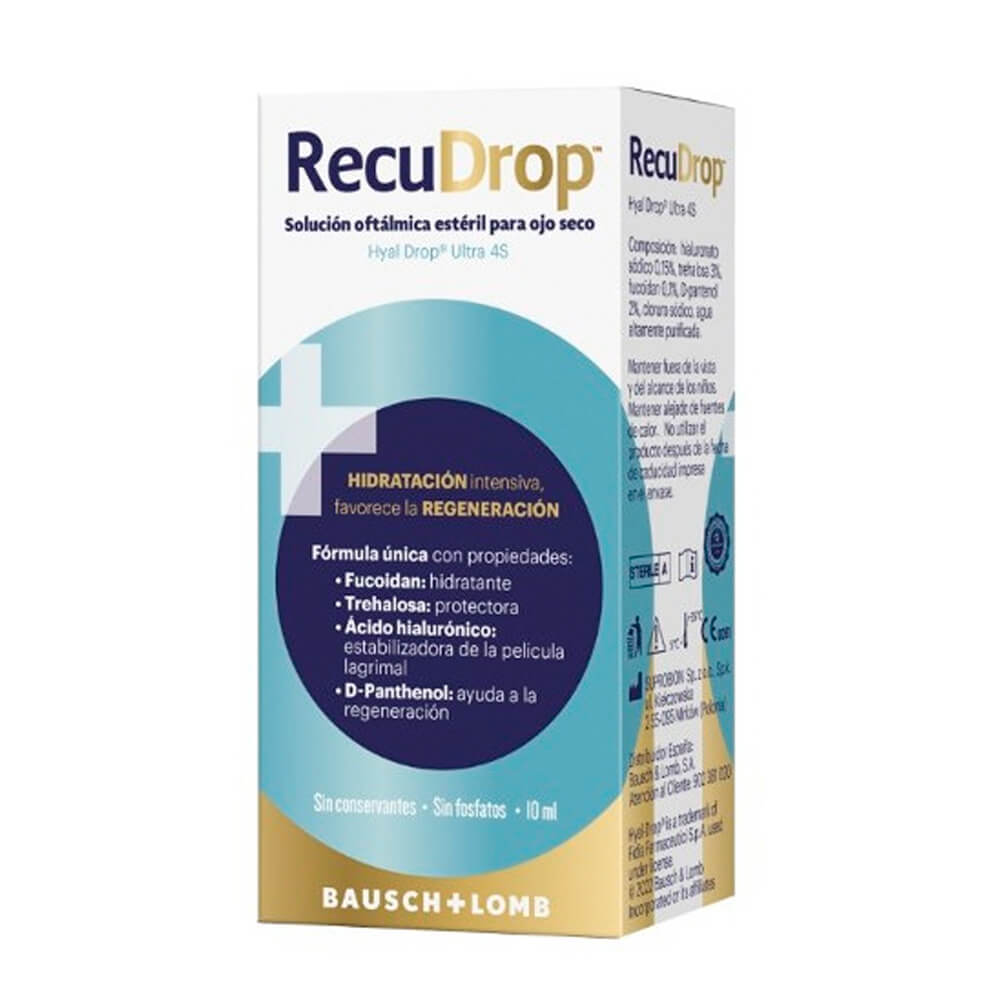 Recudrop Solución Oftálmica Para Ojo Seco 1 Bote 10 ml