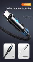 Cable USB C De Carga Rápida Corto 25cm Para iPhone Android Huawei Samsung Micro Tipo C Cable De Data Para Power Bank - details 3