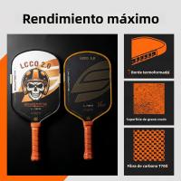 Pala De Pickleball Boomstik Bread&Butter Co-branded Con Fibra De Carbono Mate Diamante T700 Espesor 16MM Peso 230g±10g - details 1