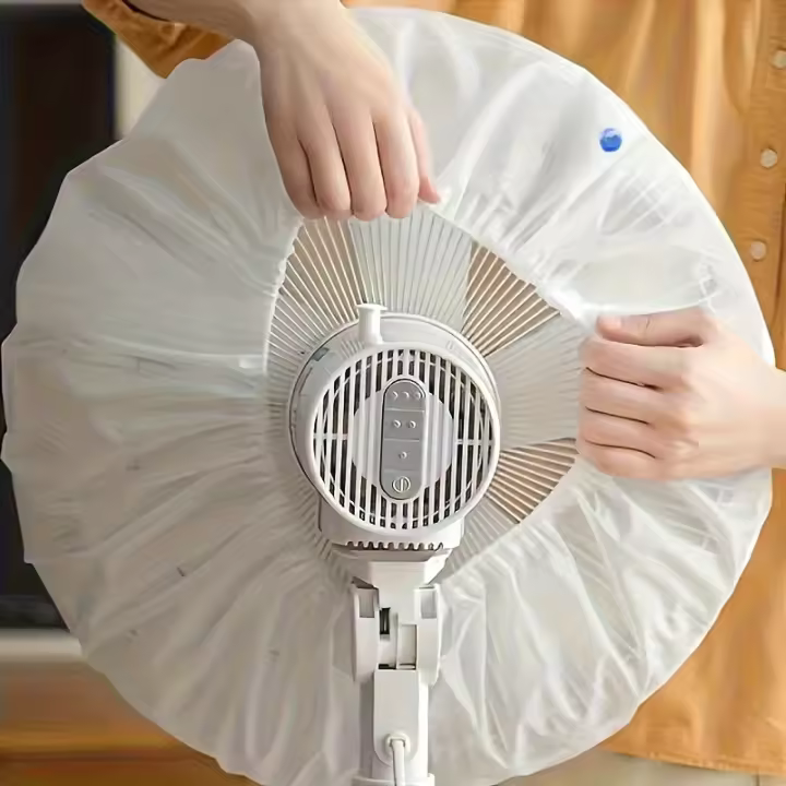 Juego De 2 Cubiertas Para Ventiladores Eléctricos Durable Y Protectora Fácil De Limpia Para Todas Las Estaciones Adecuada Para Todos Los Ventiladores - 1