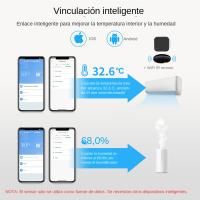 Sensor De Temperatura Y Humedad WiFi Zigbee Tuya Sensor De Humedad Interior Batería Poderada Monitoreo Por APP Compatible Con Alexa Y Google Home - details 7