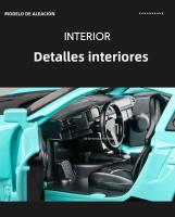 Modelo De Coche De Metal 1:32 GT3RS Juguete Deportivo Con Puertas Abiertas Y Función Retroceso Luz Y Sonido Vehículos De Carreras Regalos Para Niños - details 6