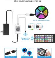 Tira De LED RGB Flexible 40m/30m/20m/15m DC 24V Con Control Por App Y Sincronización Musical Para Decoración De Navidad Y Habitaciones - details 10