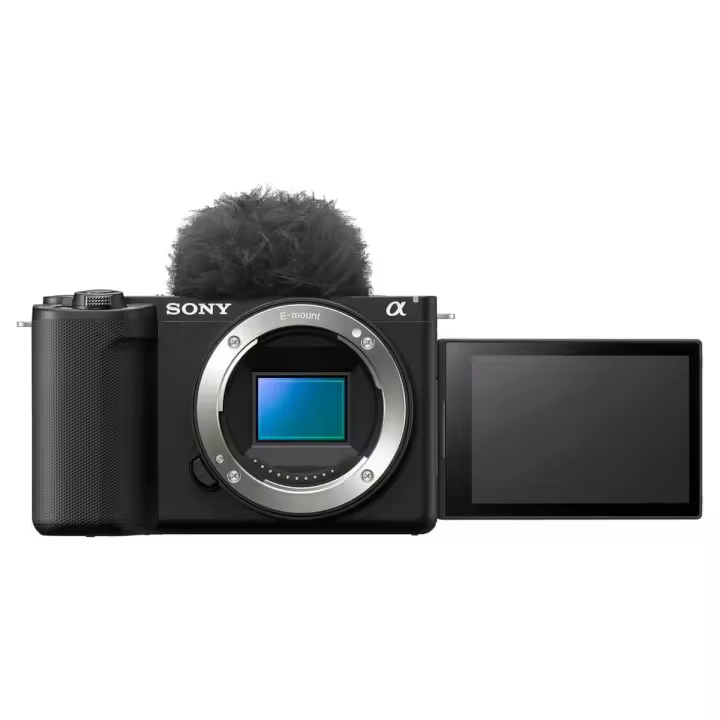 Sony - Cámara vlog ZV-E10 II cuerpo negro con sensor CMOS APS-C de 26 MP, grabación 4K 60p y estabilización electrónica activa - 1