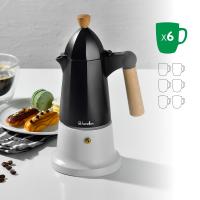Cafetera Safari de Aluminio para 6 Tazas - Colores Rojo y Crema - Mango de Madera de Haya - Fácil de Limpiar - No Apto para Lavavajillas - Diseño para Amantes del Café - Marca United Colors Of Benetton - details 13