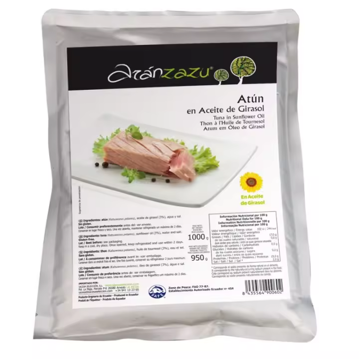 Atún en bolsa 1kg 70/30 - 1