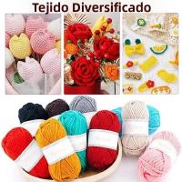 FELE Kit De Inicio Para Crochet 59 Piezas Con Bolsa De Almacenamiento Herramientas Y Material De Yarn De Lana Para Principiantes - details 3