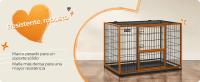 Feandrea Jaula Pesada para Perros, Jaula de Mascotas, 107 x 70 x 74,9 cm/122 x 74,5 x 80,5 cm, para Perros Grandes y Medios, Antiescape, Doble Puerta Extraíble, Limpieza Fácil, Parque de Perros, XL, Negro - details 1