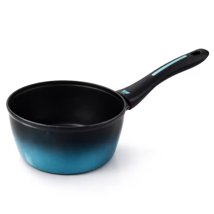 Briebe Mare Cazo Inducción Acero Forjado 16cm Antiadherente sin PFOA, Todas Cocinas Fabricada en España, , Azul - 1