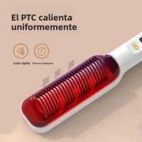 Peine Eléctrico Multifuncional Para Cabello Rizado Y Liso Con Pantalla LCD De Doble Uso ABS Dual Voltaje 100-240v Más De 5min - details 3