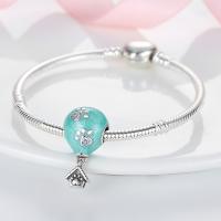 Colgante De Gato Luna Estrella En Plata Para Mujer Pendiente De Earphone Dangle Joyería De Moda DIY Regalo Bangle Bracelet Fit - details 31