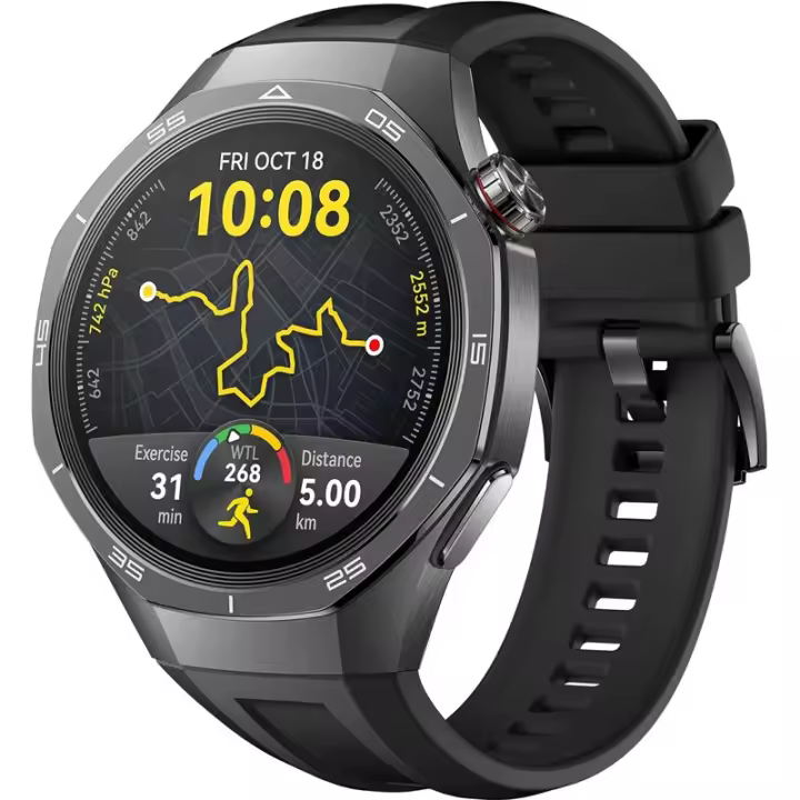 HUAWEI Watch GT5 Pro, pantalla 1.43, reloj deportivo de nivel profesional, seguimiento de salud, ECG, 46 mm, negro - 1