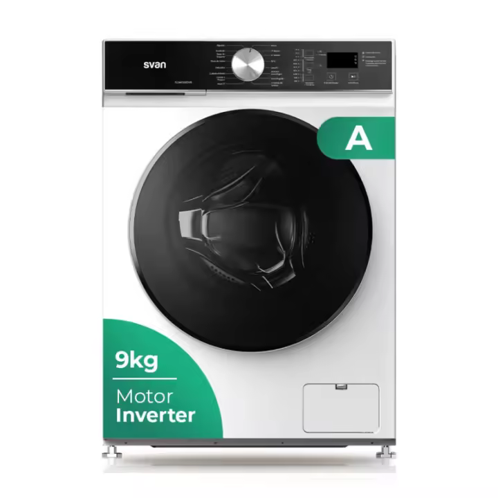 Lavadora Svan SL9404AIDV - Clase A - 9 Kg - 1400 rpm - 1