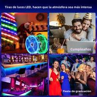 Tira De LED RGB Flexible 40m/30m/20m/15m DC 24V Con Control Por App Y Sincronización Musical Para Decoración De Navidad Y Habitaciones - details 13