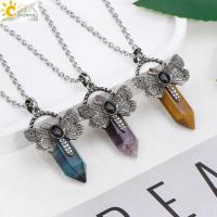Collar De Delfín Natural Piedra Cristal Colgante Sanación Fluorita Labradorita Amatista Joyería Unisex Tendencia H479 - details 16
