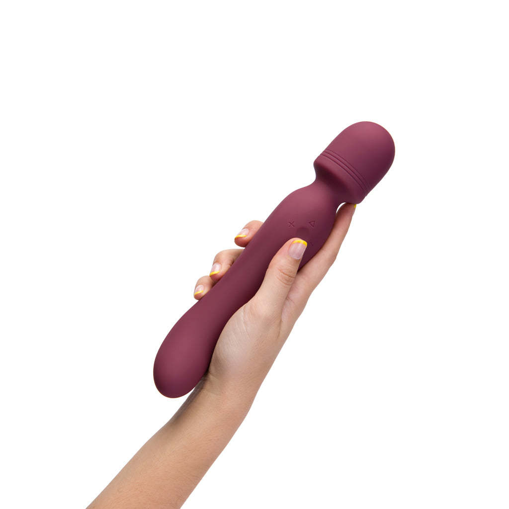 Platanomelón - Vibrador Clitorial Con Penetración, 5 Modos de Vibración y 5 Velocidades, Sumergible y Recargable - Diva Plus Morado