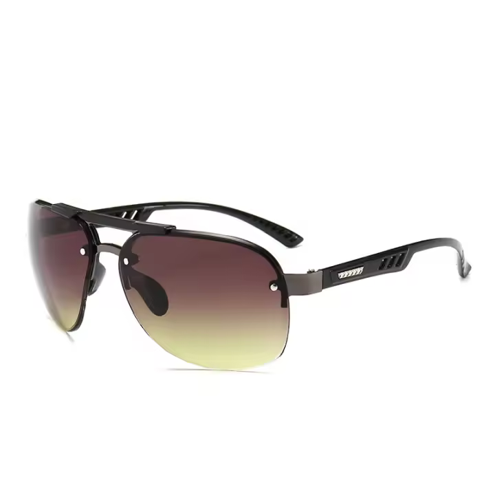 Gafas De Sol Pilot Vintage Para Hombre Mujer Con Lente De Capa Clásica Anti Reflectante Para Conducción Y Uso Diario - 1