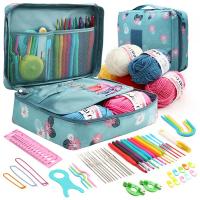 FELE Kit De Inicio Para Crochet 59 Piezas Con Bolsa De Almacenamiento Herramientas Y Material De Yarn De Lana Para Principiantes - details 8