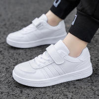 Zapatillas De Niños Y Niñas Blanco Deportivas Casuales Para Escuela Y Caminar Antideslizantes Talla 28-39 Material Superior De Cuero Suela De TPR - details 10