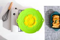 Tapa De Silicona Resistente Al Calor 26CM Para Sartén Olla Cubierta Antidesbordamiento Multiusos Accesorios De Cocina Seguro Para Microondas - details 1