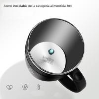 Taza De Café De Acero Inoxidable 304 Con Tapa Tumbler Doble Capa Resistente Al Calor Con Asa Vaso Termo Para Bebidas - details 3