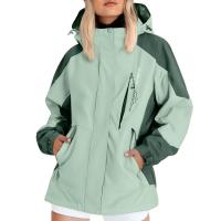 Chaqueta De Montañismo Para Mujer De Otoño Moda Con Capucha Impermeable Y Resistente Al Viento De Larga Duración Para Exteriores - details 3