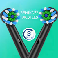 Cabezales De Limpieza Cruzada Para Broca Eléctrica Oral B 4pcs Compatible Con Cepillos De Dientes Eléctricos Adultos Plásticos - details 2