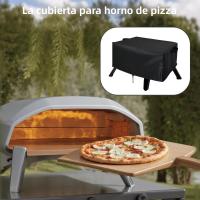 Cubierta Para Horno De Pizza De 17 Pulgadas En Tela Oxford Negro Accesorio De Almacenamiento Para Horno a Gas Con Manija Material Grueso - details 3