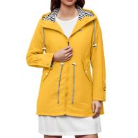 Chaqueta De Montañismo Para Mujer 2025 Impermeable Y Resistente Al Viento Con Capucha Y Cierre De Cremallera Larga Para Exterior - details 14