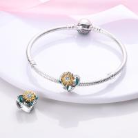 Beadas De Corazón Colorido En Plata Para Joyería De Pulsera Y Collar Con Encanto Para Chicos Y Chicas Accesorios De Moda Irregular - details 23