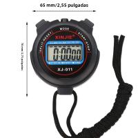 Reloj De Cronómetro LCD Portátil Profesional Para Deportes Con Cadena Timer De Cocina Digital Clásico Para Medir Tiempos - details 1