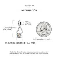 Beadas De Corazón Colorido En Plata Para Joyería De Pulsera Y Collar Con Encanto Para Chicos Y Chicas Accesorios De Moda Irregular - details 16