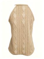 Chaleco De Verano Para Mujer Nuevo Jacquard Hueco Suéter Tejido Sin Mangas Moda Transpirable Casual Top Para Mujer - details 21
