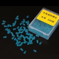 100Pcs Bobber De Goma Para Pesca Stopper Oval Azul Para Carpas En Espacio Material De Borracho Origen China Continental - details 6