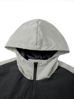 Chaqueta De Hombre Con Collar Stándar Para Otoño Deportiva a Prueba De Viento Con Cierre De Cremallera Y Gorro Caliente Casual Con Varios Bolsillos Ropa De Exterior Para Escalada - details 5