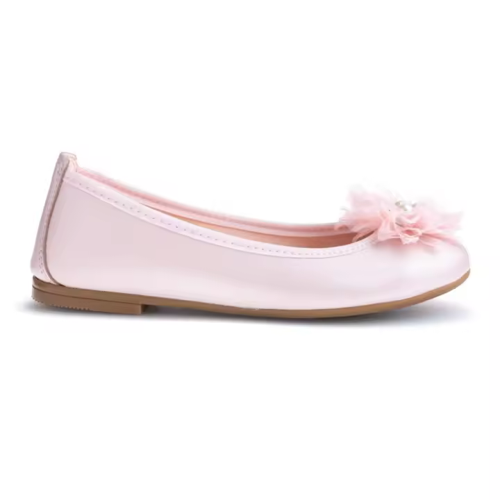 Zapatos vestir niña PABLOSKY 870178 FRANCESITA FLOR NAPA NACAR ROSA CUARZO 31391 24V - 1