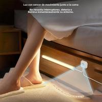 Luces Nocturnas LED Con Sensor De Movimiento Para Cocina Armario Dormitorio Iluminación Interior Larga Correa Luces Nocturnas USB - details 1