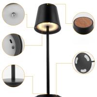 Lámpara De Escritorio LED Recargable Por USB Lámpara Ambiental Para Dormitorio Luz De Noche RGB Táctil Para Hotel Bar Restaurante - details 5