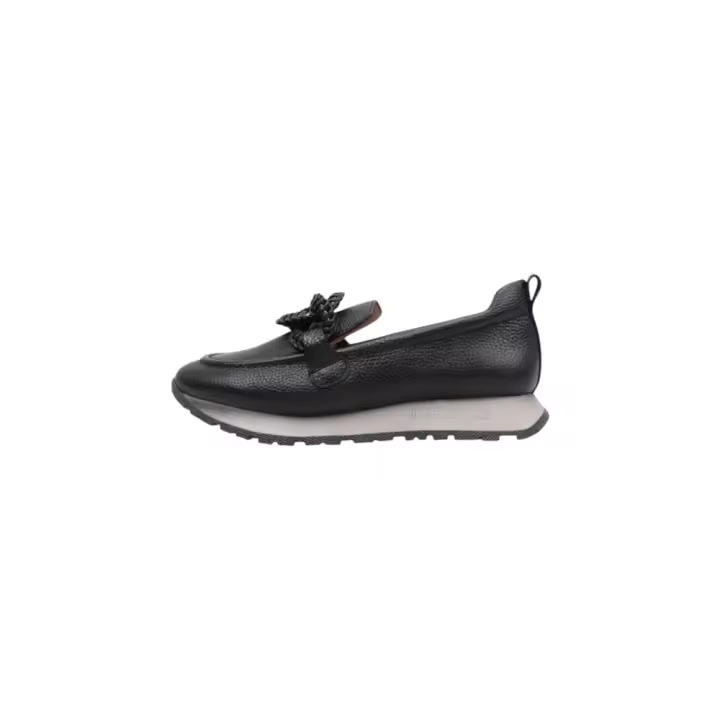 Hispanitas HI254238 Mocasines Planos Mujer Negro - 1