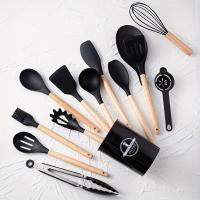 Juego De Utensilios De Cocina De Silicona 14 Piezas Con Soporte De Plástico Eco-amigable Y Duradero Para Cocina - details 10