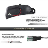 2pcs Luz Indicadora De Señal Dinámica LED Para Espejo Lateral Ford Everest 2015-2019 Ranger T6 Raptor Wildtrak 12v T10 Negro ABS/LED - details 3