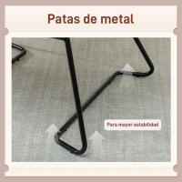 HOMCOM Butaca de Salón Moderna Sillón Lectura con Asiento Ancho y Acolchado Tapizado en Terciopelo Patas de Metal Sillón para Salón Sala de Estar Dormitorio - details 4
