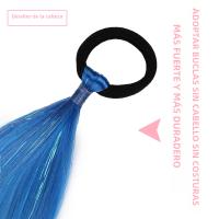Extensiones De Cabello Sintético Braided DIY Ombre Con Tinsel De Cabello Jumbo Colores Vibrantes Para Tejidos De Cabello - details 4