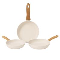 SAN IGNACIO Set de 3 Sartenes antiadherentes en Aluminio prensado Ø16Ø20Ø24 cm ACACIA - details 0