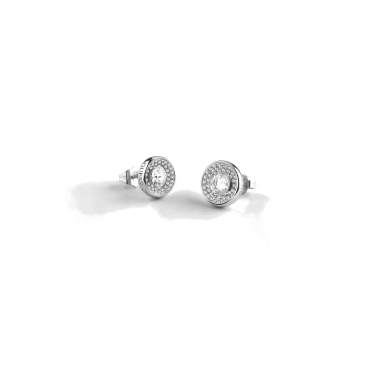 Pendientes Mujer Guess Unique Solitaire JUBE03396JWRHT-U - Acero Plateado - 1