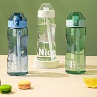 Botella De Agua Plástica Con Tapa Para Beber Portátil Taza De Deporte Para Café Y Té Herramientas De Cocina Botella De Agua Para Niños Para Escuela - details 5