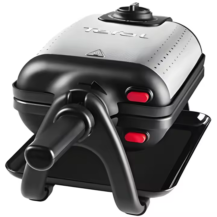 Tefal WM756D-Waffle, 1200 W, 80 cm, Stainless Steel, Black/Stainless Steel - 1