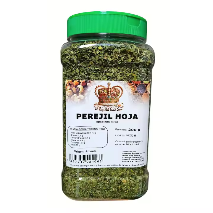 Perejil Hojas 200 gr - Especia De Alta Calidad Para Cocina y Recetas Deliciosas - El Rey del Fruto Seco - 1