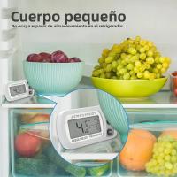 Termómetro Digital Para Nevera Y Congelador Con Pantalla LCD Grande Y Soporte Para Cocina Y Habitaciones Medición Precisa Sin Baterías - details 2